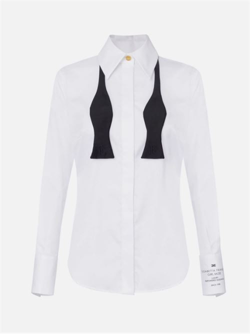 SHIRT WITH LOGO ELISABETTA FRANCHI | CA11556E2100 Bianco